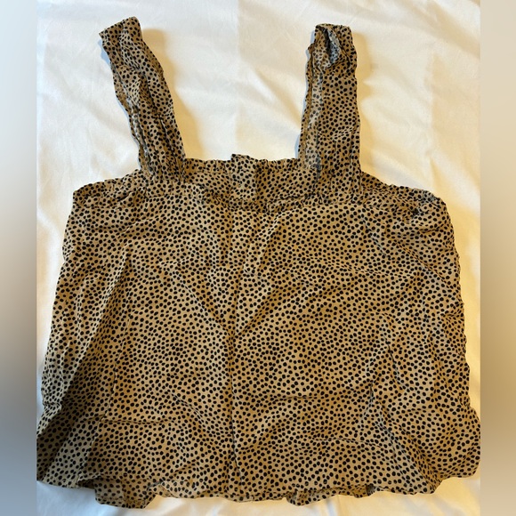 Topshop polka dot button tank - Picture 2 of 3